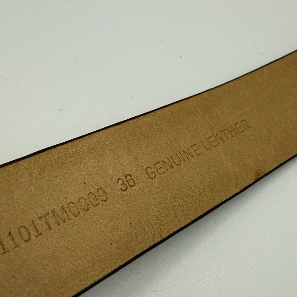 Tommy Bahama Genuine Leather‎ Belt Brown Basketweave Size 36